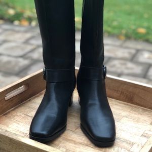 Brand New Black Leather Boots 👢